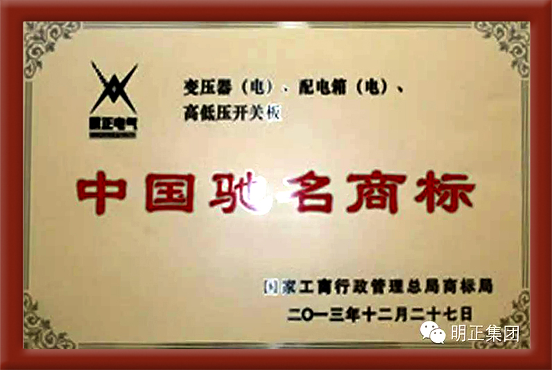 中国驰名商标